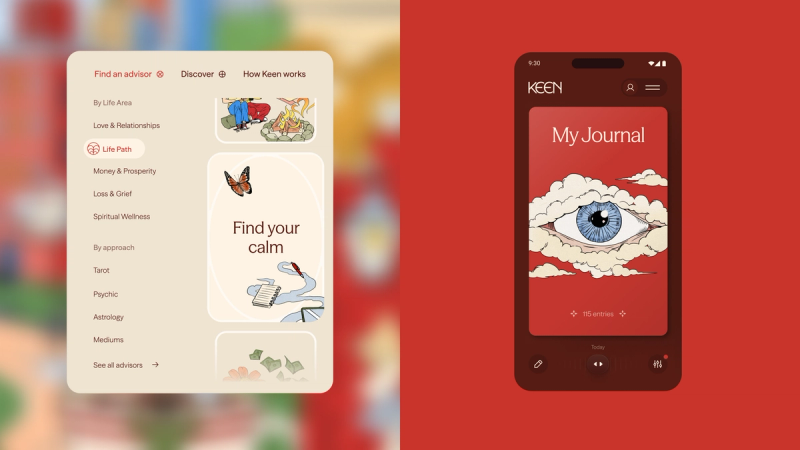Guidance app interface