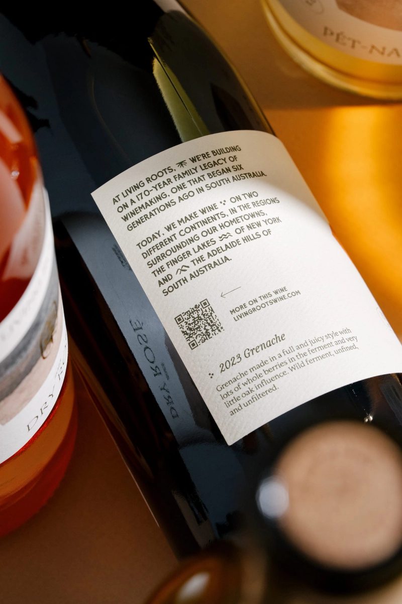 Back label detail