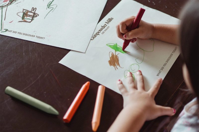 Kids drawing activity sheet