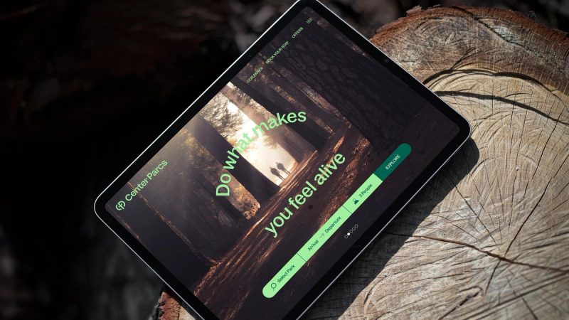 CentrParcs Tablet Experience