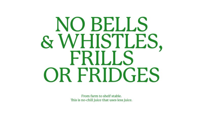 No bells and whistles statement