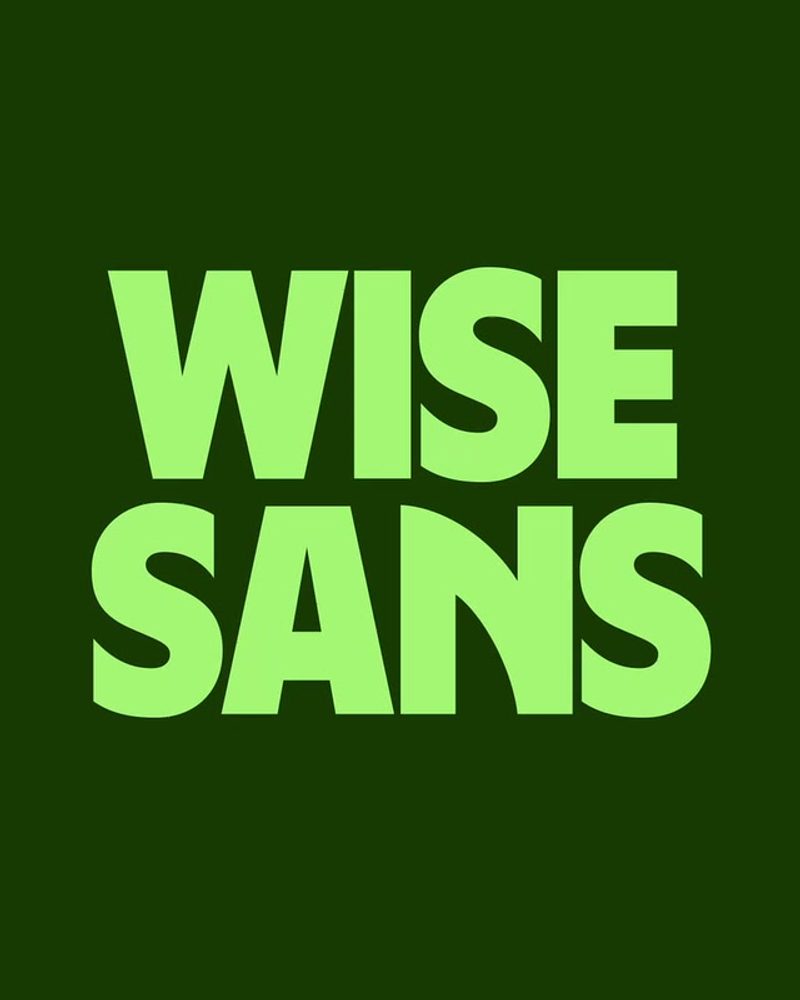 Typography: Wise Sans in motion, 2023 rebrand by Ragged Edge