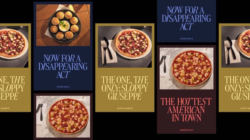 Menu cards: Dough Balls to American Hot