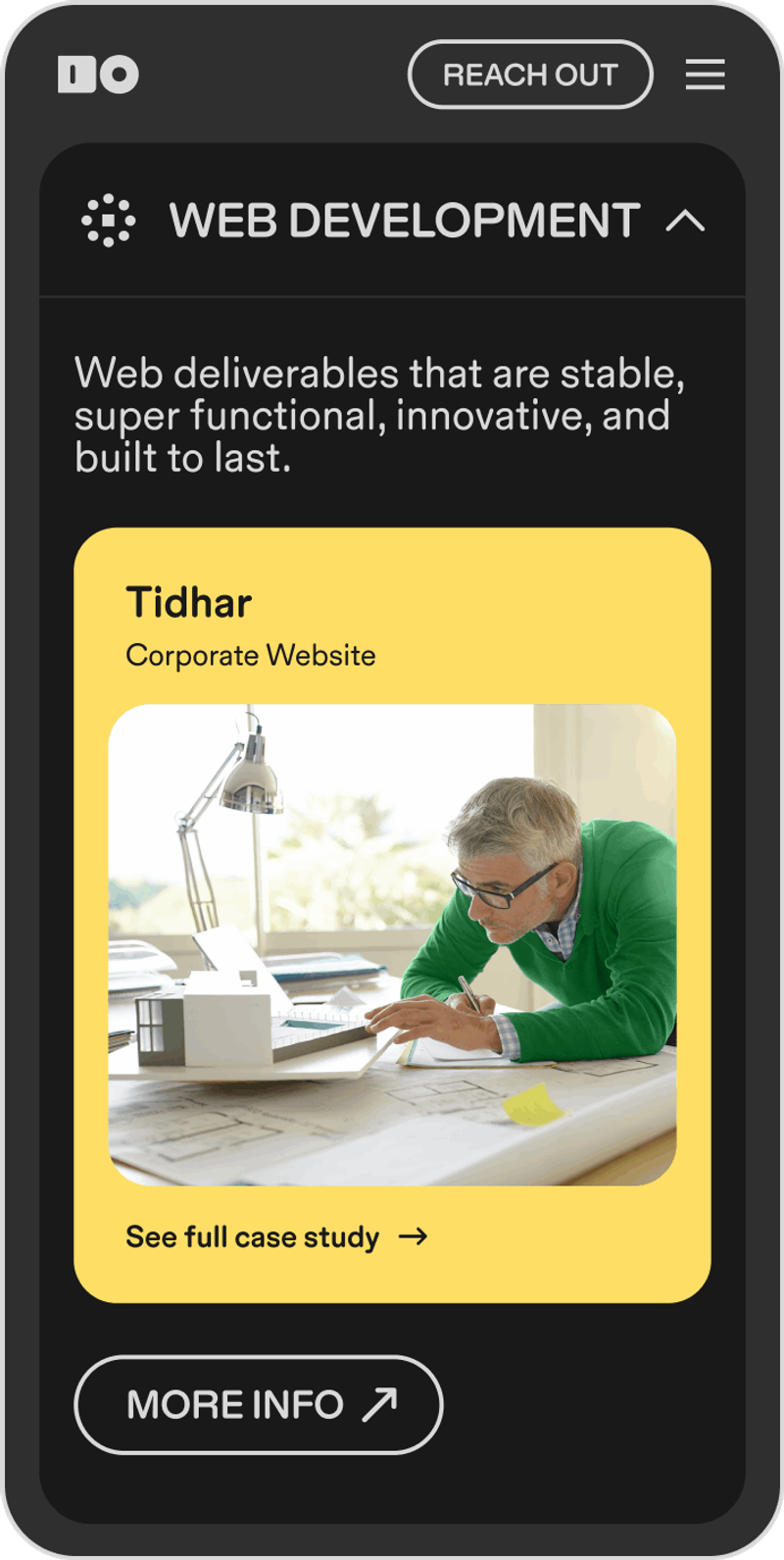 Service page