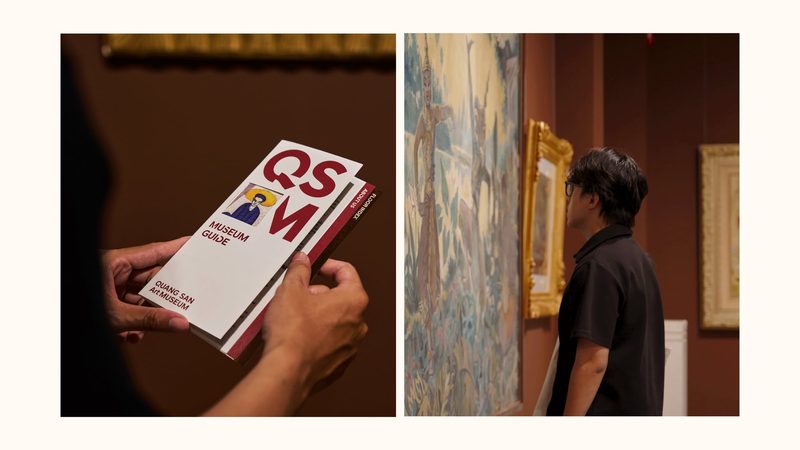 Guide in hand