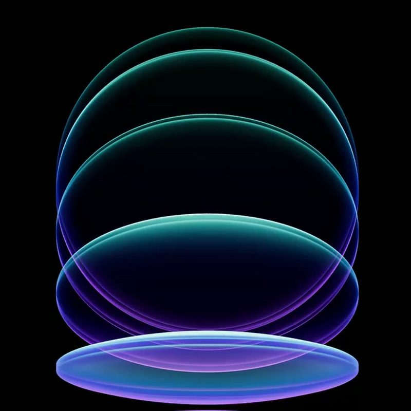 Frame.io Art Direction: Rising stacked rings, 2022 rebrand