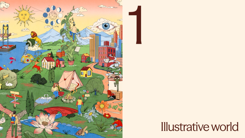 Illustration world overview