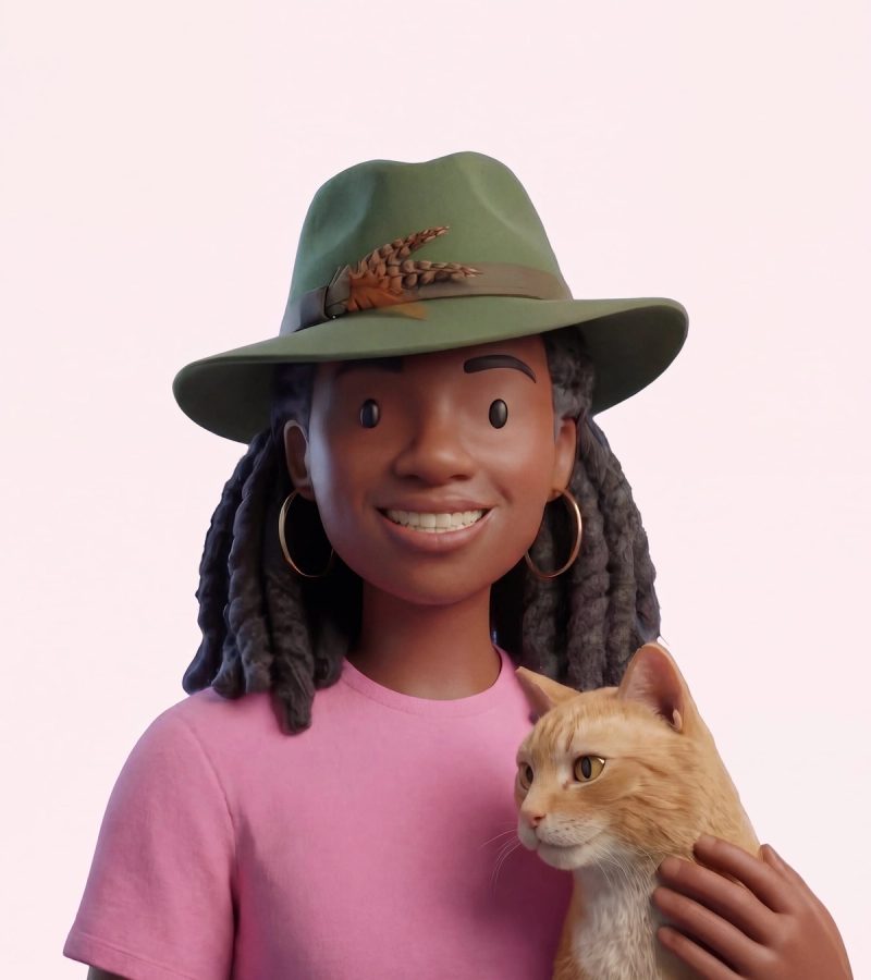 Avatar with cat