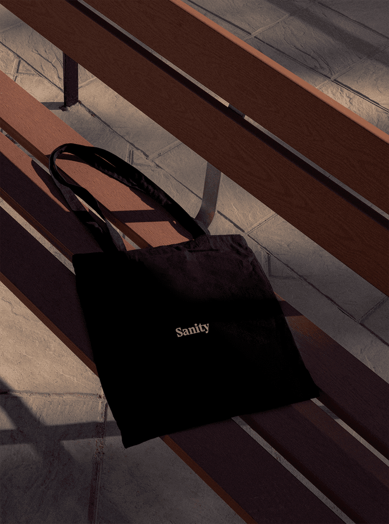 Black Tote Bag