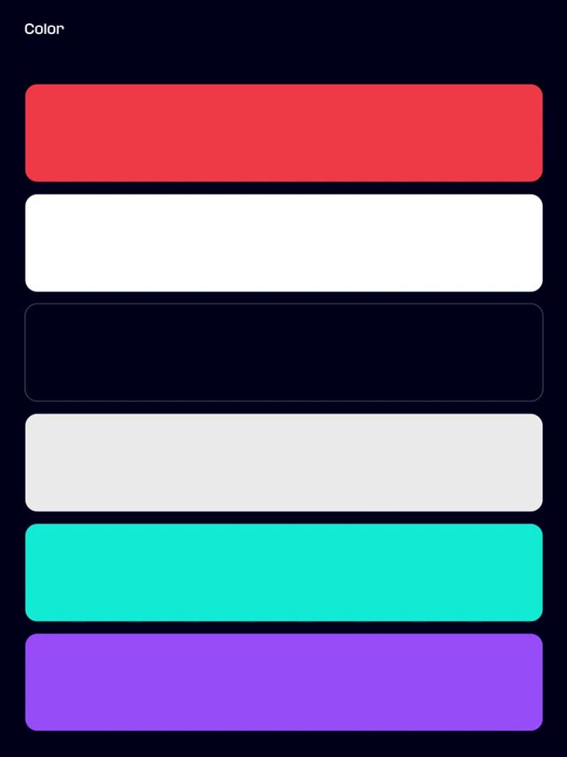 LALIGA Color Palette: Colour, 2023 rebrand by Grávita
