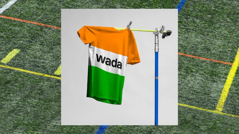 WADA Flag on Corner Post