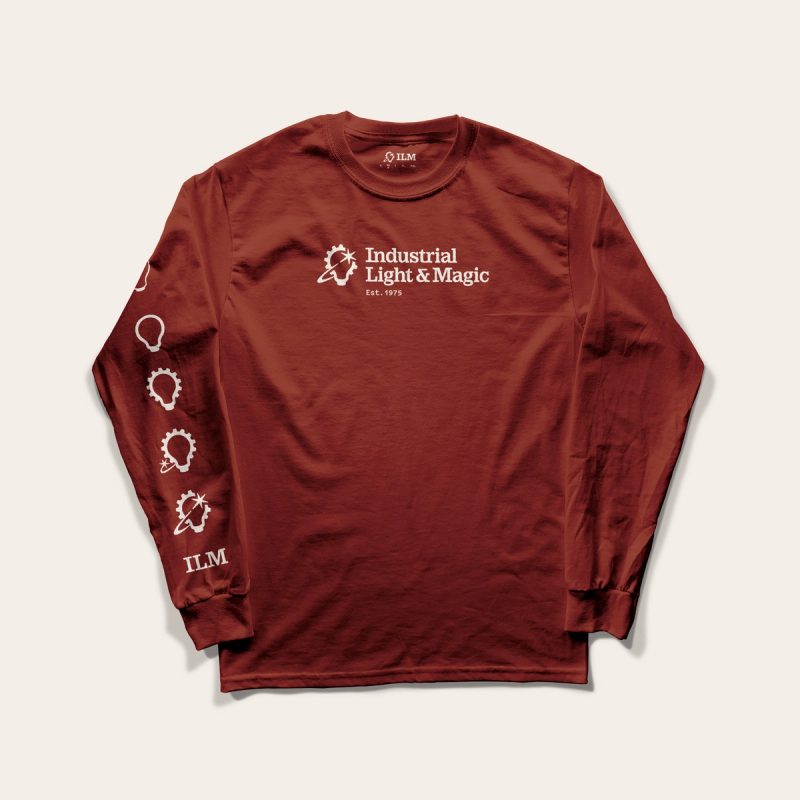 Burgundy Long Sleeve T-Shirt