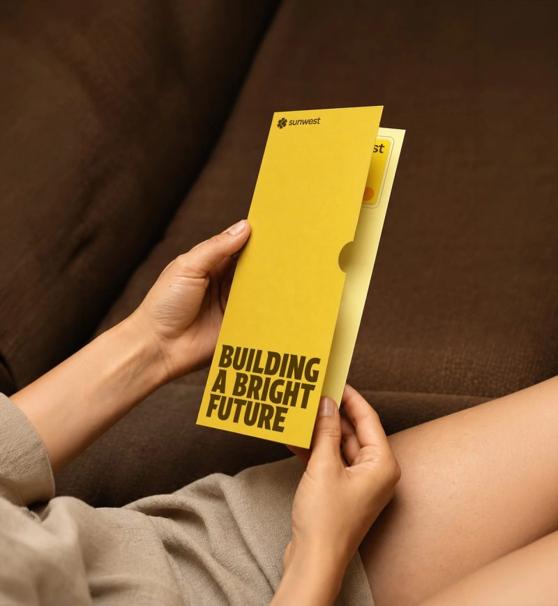 Building a Bright Future card carrier