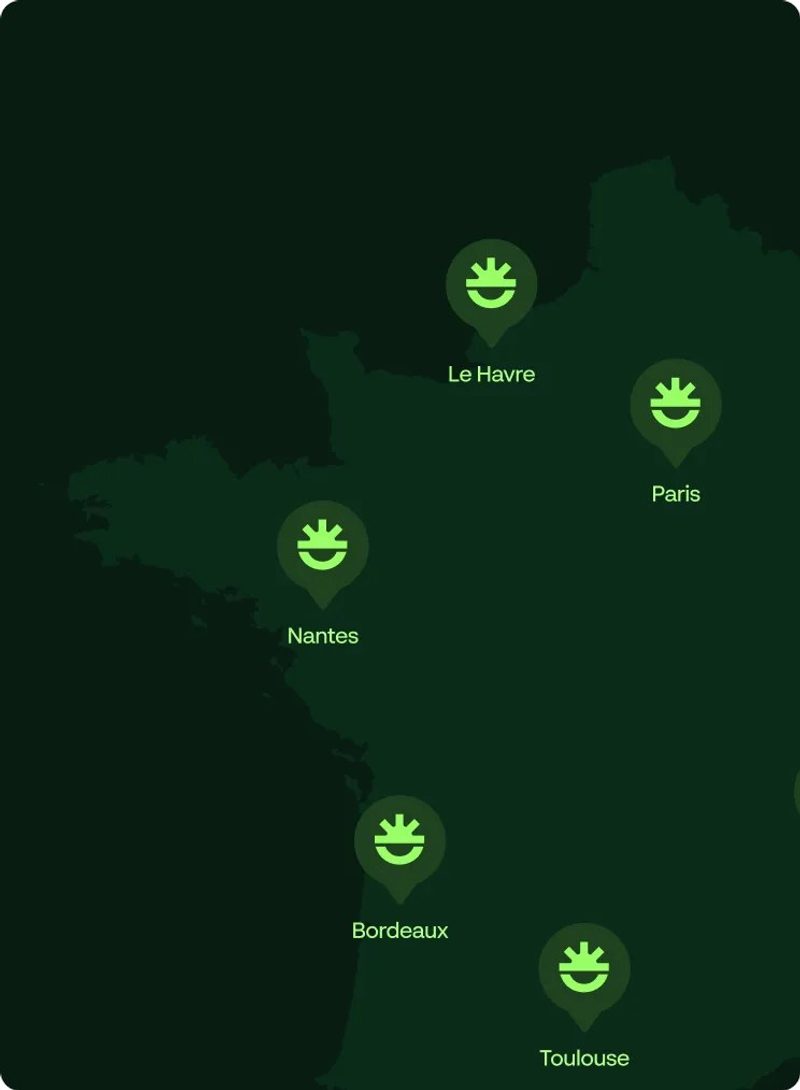 Map of offices