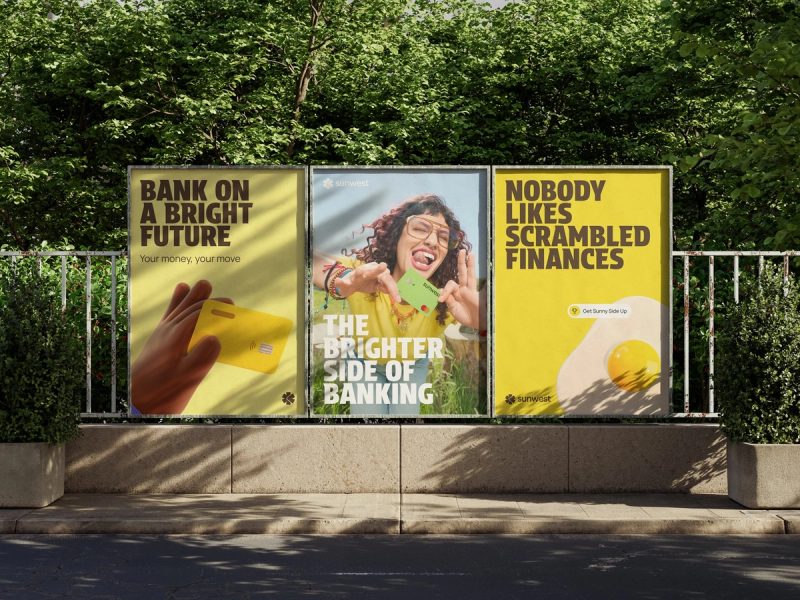 Three-poster OOH fence