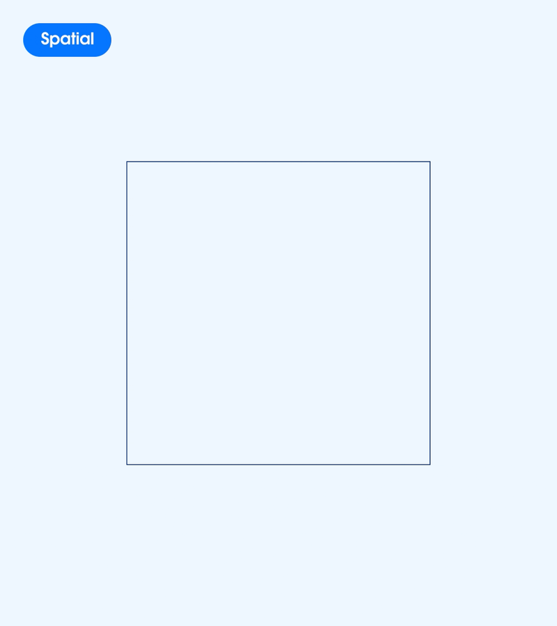 Spatial frame device