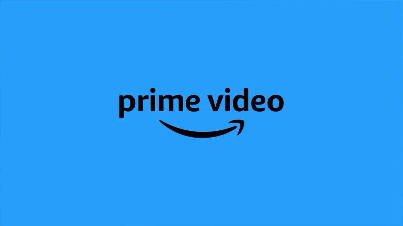 Horizontal Lockup: Prime Video Logo on Blue, 2022 rebrand by Pentagram