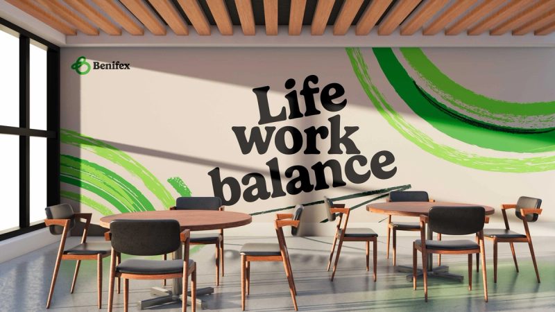 Life Work Balance Wall Mural