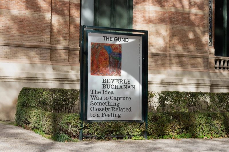 Beverly Buchanan Exhibition Poster