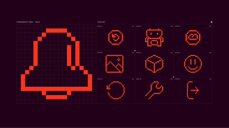 Pixel icons