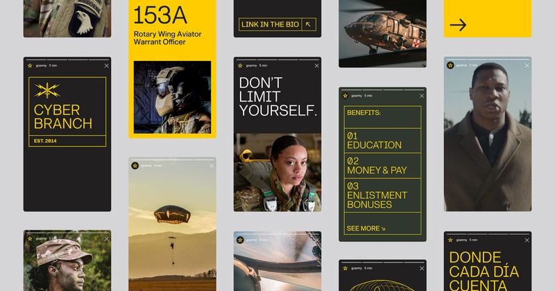 US Army 2023 rebrand by Siegel+Gale: new logo and identity