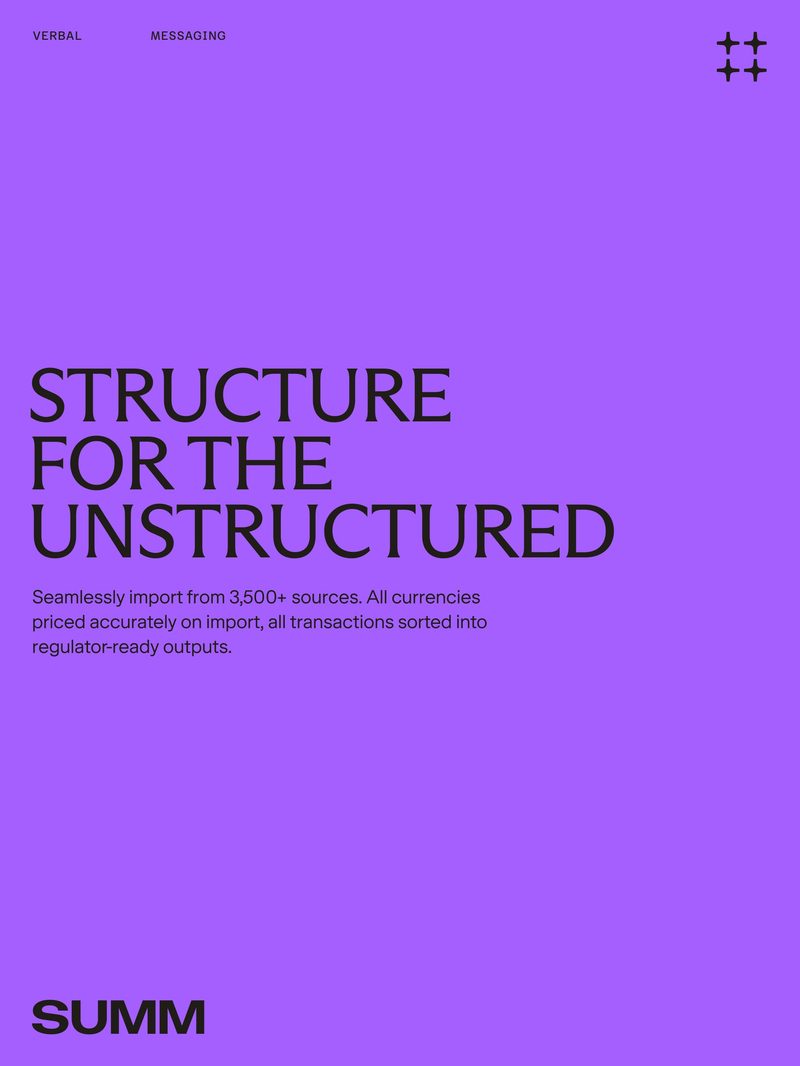 Structure for the unstructured