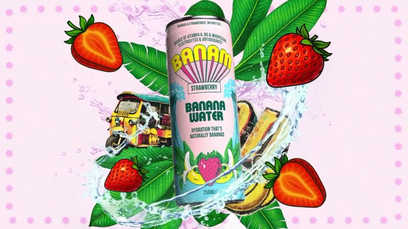 Banam Art Direction: Flavour can key visuals, 2026 brand identity by White Bear