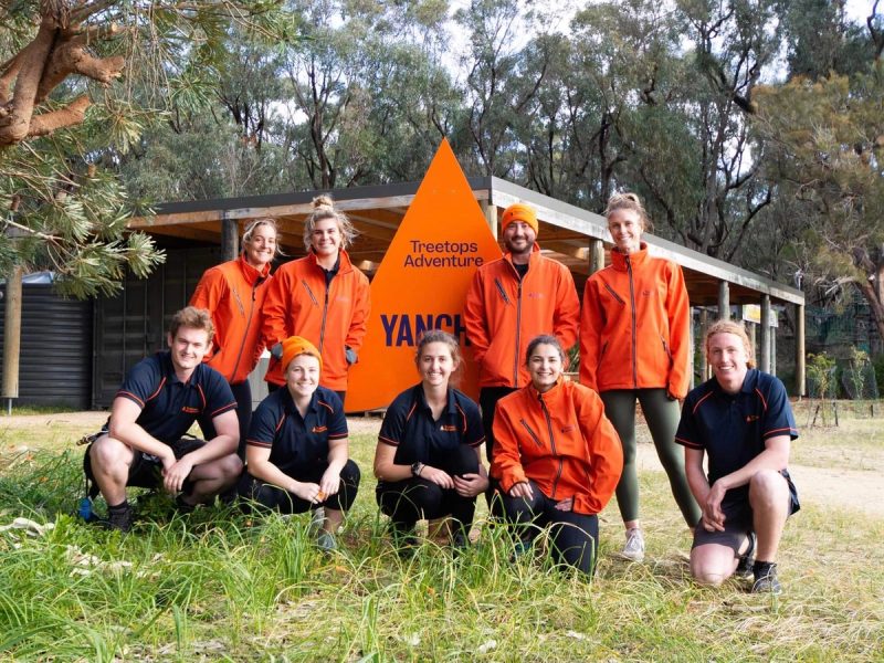 Staff Team Photo at Treetops Adventure