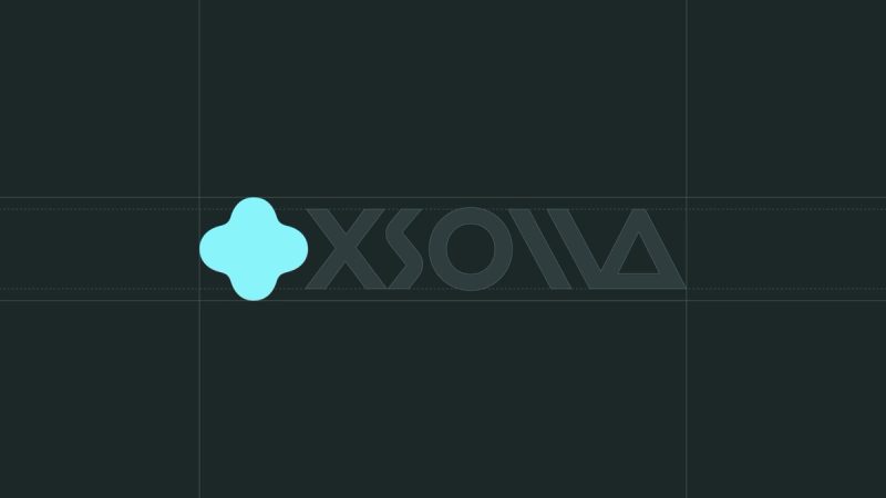 Xsolla Logo Construction: Wordmark construction, 2025 brand identity by Pentagram