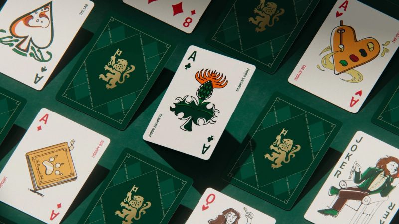 Custom playing-card aces