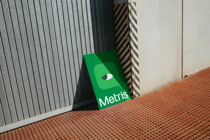 Metris Branded A-Frame Sign