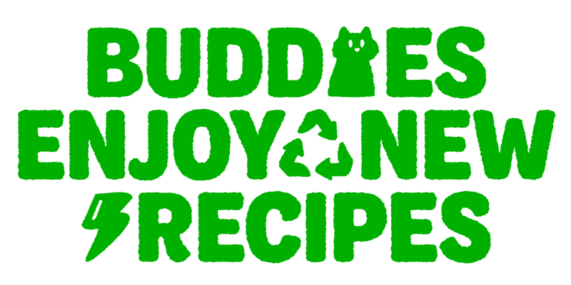 Buddies Enjoy New Recipes Text