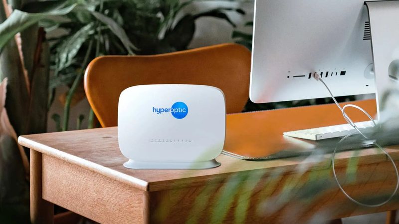 Router on desk