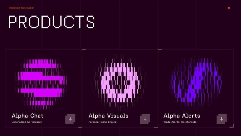 Products section