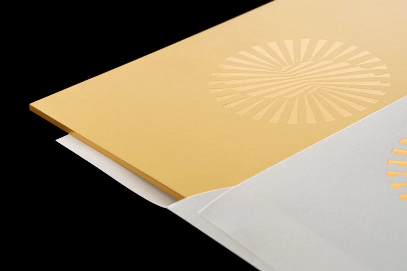 Embossed Starburst Business Card