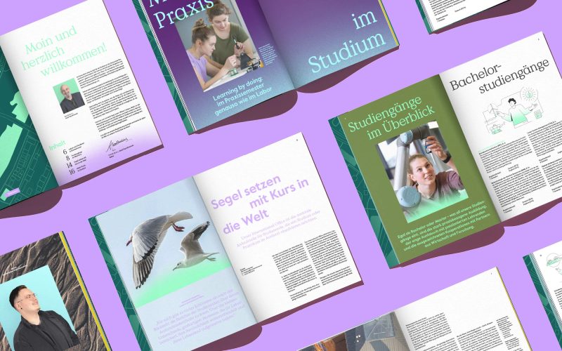 University Magazine Spreads