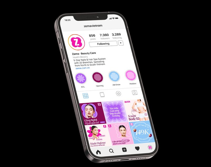 Instagram profile