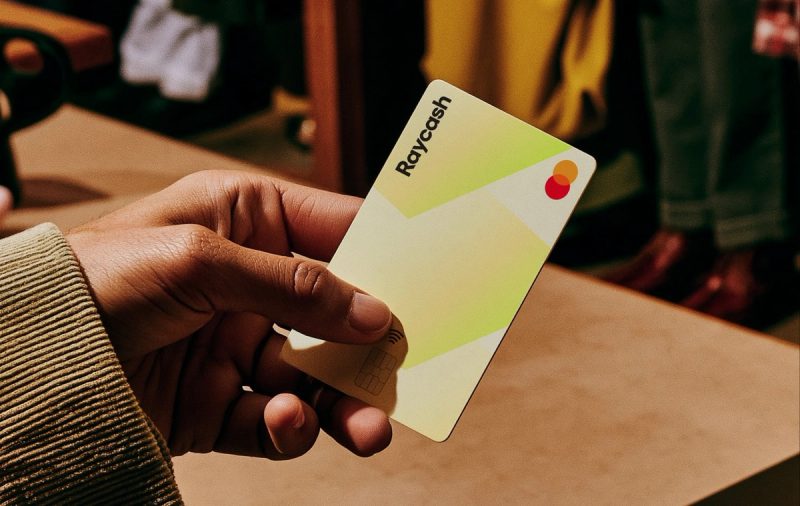 Raycash Card in Hand
