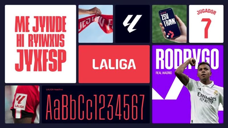 LALIGA brand identity bento