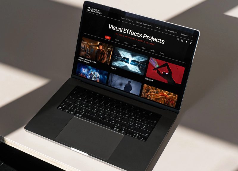 Visual Effects Projects Portfolio Site