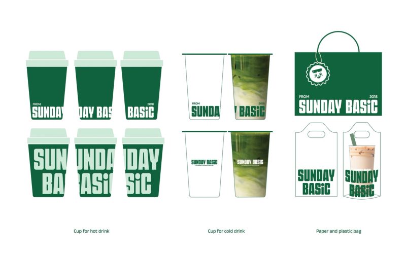 Cup and bag layouts