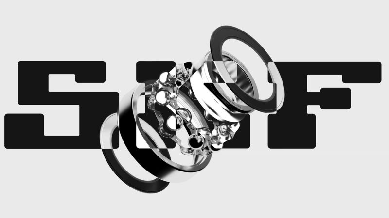 SKF Art Direction: Bearings Through Wordmark, 2025 rebrand by NORD ID