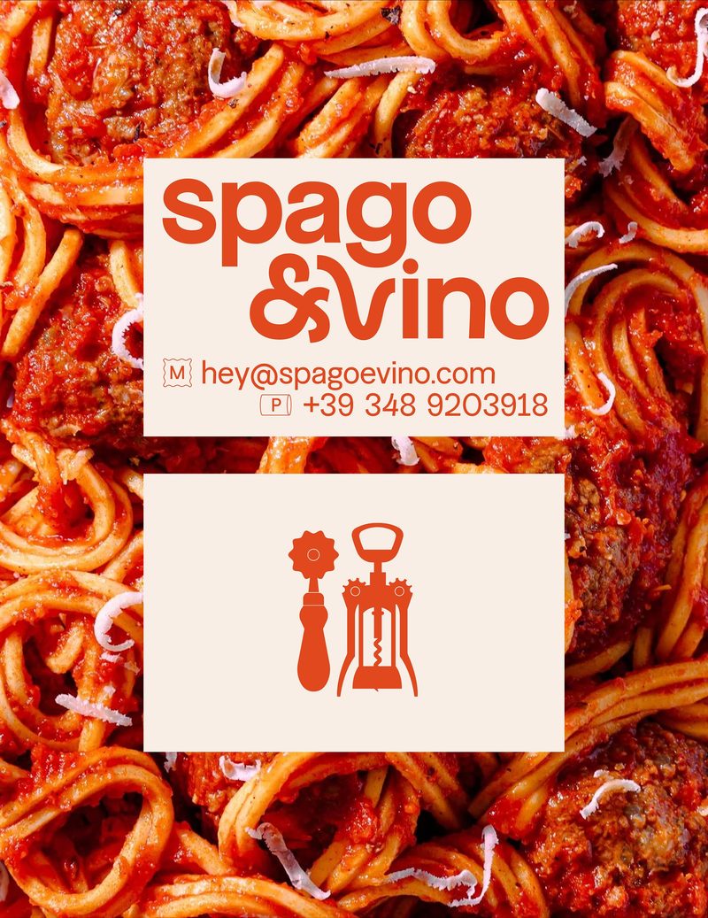 Cards over spaghetti
