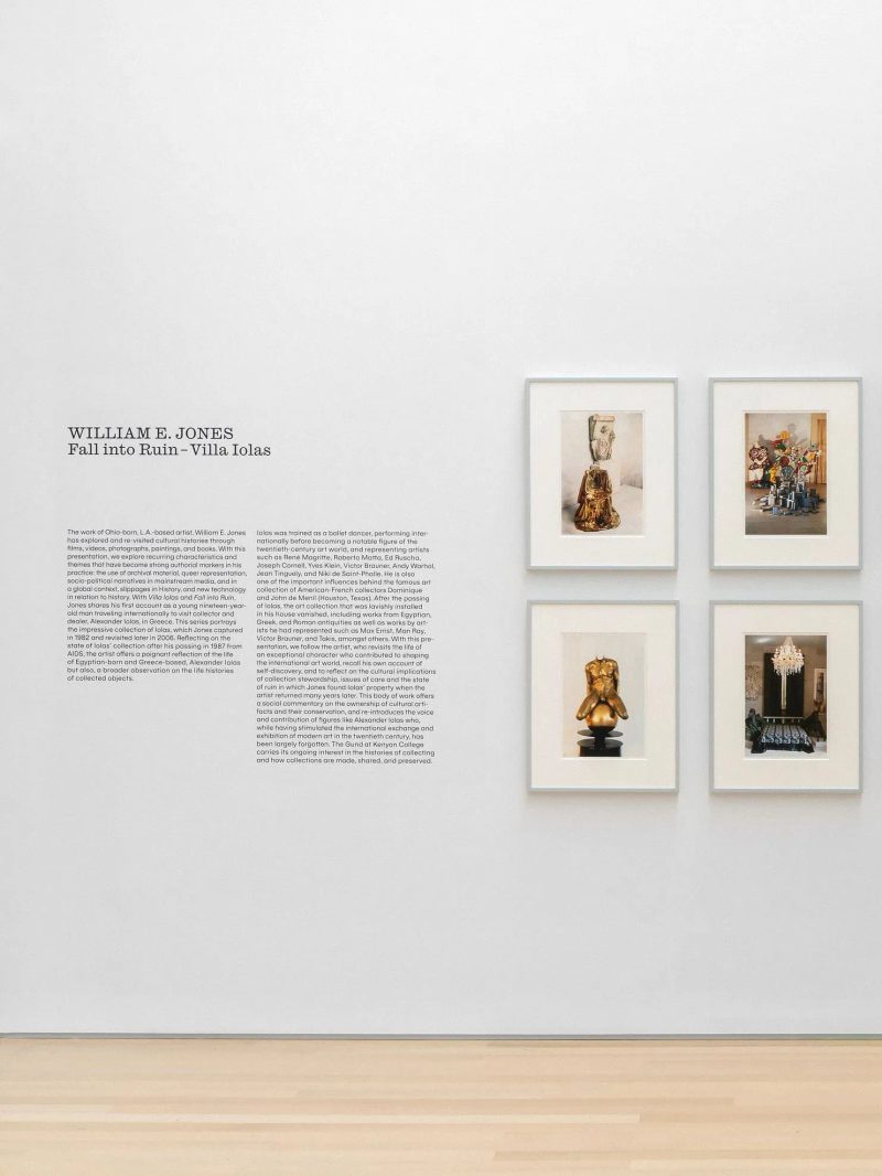 Exhibition Wall with Framed Artworks