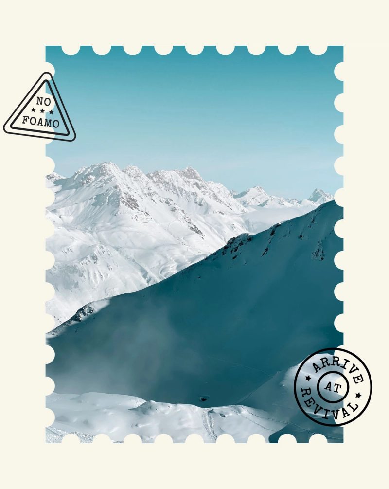 Mountain stamp