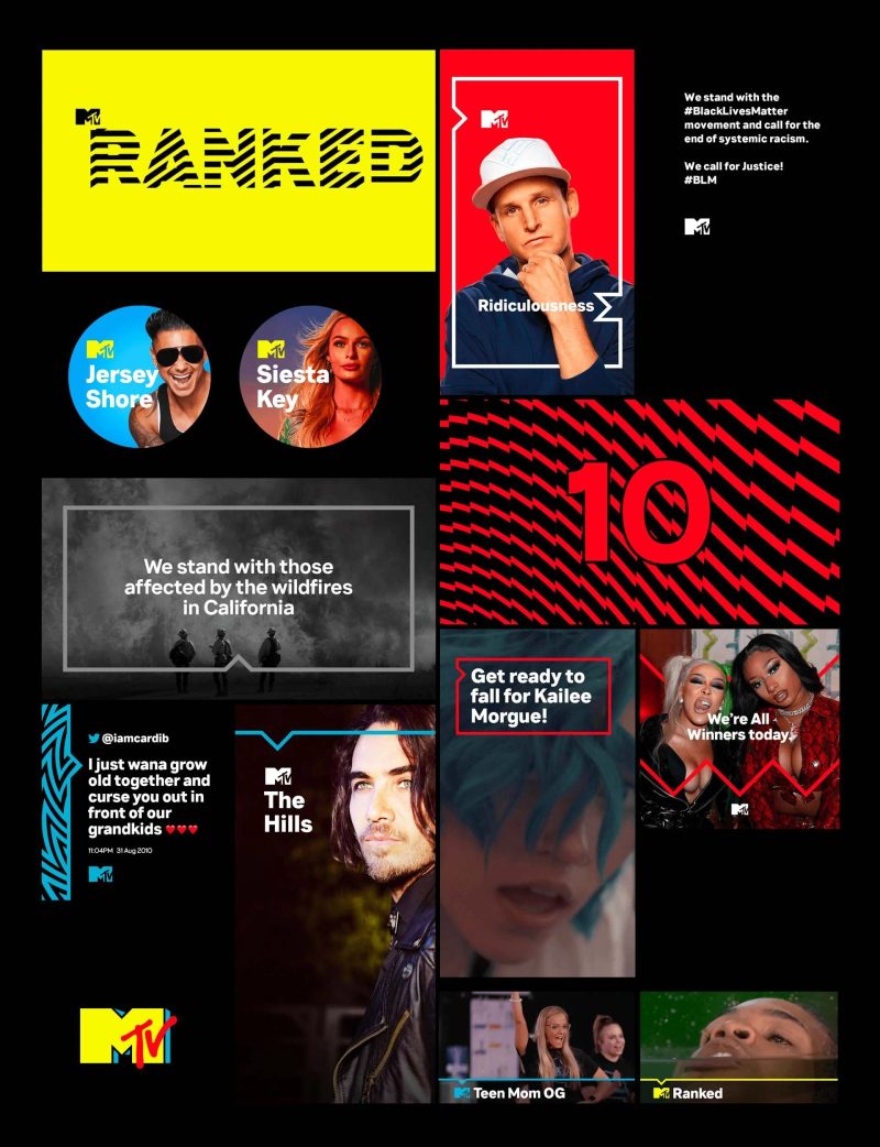 Social Media Content Grid