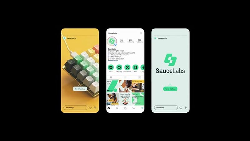 Sauce Labs Social Post: Social, brand identity by How&How