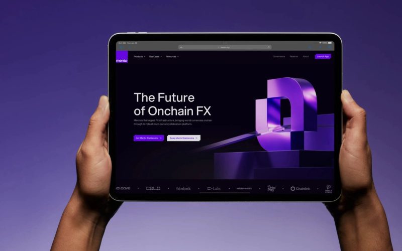 Homepage on a tablet