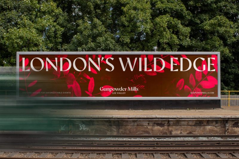 LONDON'S WILD EDGE station billboard