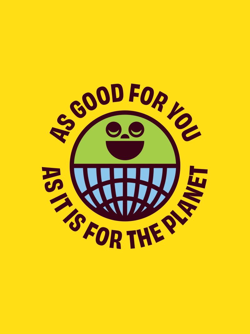Smiling globe seal